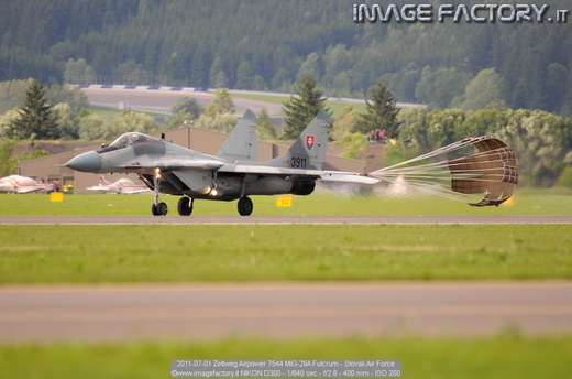 2011-07-01 Zeltweg Airpower 7544 MiG-29A Fulcrum - Slovak Air Force